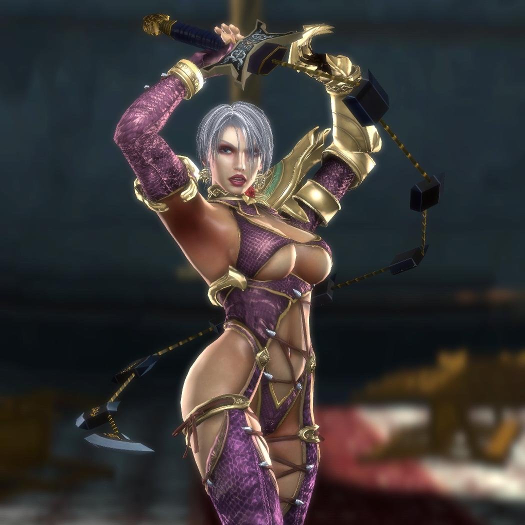 La Soul Edge debe ser destruida. // Mi espada... Iguala su poder. // Valentine destrozará vuestros corazones.