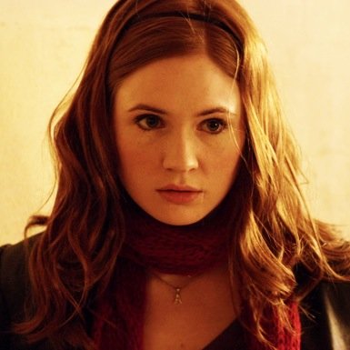Amelia Pond. Fairytale-named ginger, travelling with her Raggedy Man, @DocWithAGun_. And he's wonderful.