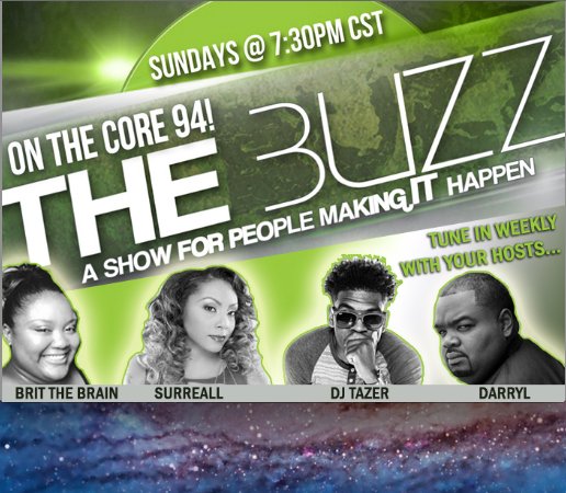If itz buzzing itz on The Buzz  radio show on @TheCore94. Showtime: Sundays at 7:30 pm. #TheBuzzOTC #TheCore94 Business: TheBuzz@TheCore94.com No Music Please.