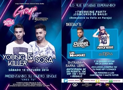 buscamos rrpp's contacten al 627886026