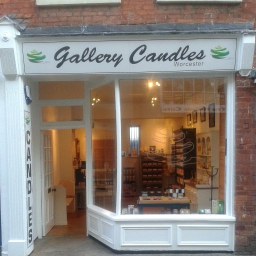 Gallery Candles is a unique candle shop located in the heart of Worcester situated in the delightful cobbled streets of the city. Stocking unique scents.