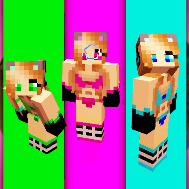 We are the PowerPuff Girls. Pink Puff, Green Puff and Blue Puff! We are a friendly, and hop around on Minecraft to lighten your world! Have fun :)