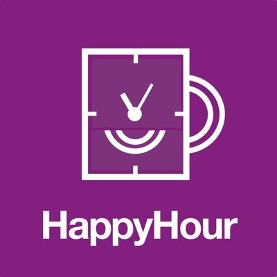 It's always Happy Hour here! 
Tweet us your location and we will tweet you happy hours near you!