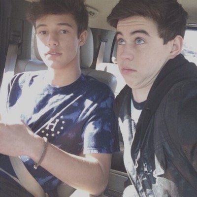 theres these boys named cameron and nash and their my everything