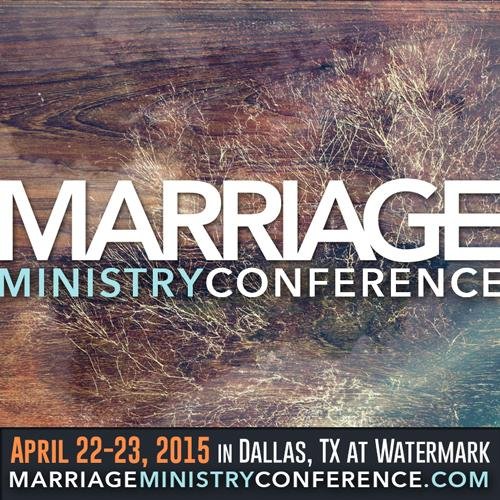Helping the church help marriages. Join us April 21-23 at Watermark Community Church!