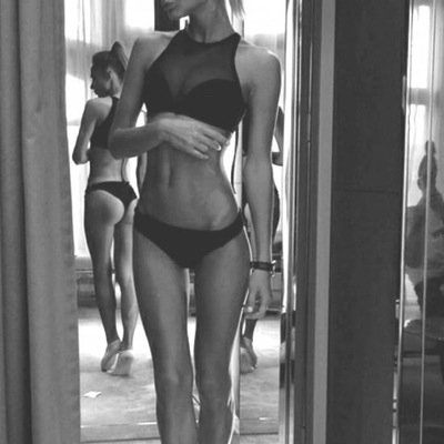 Skinny is my religion.