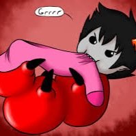 you are the grub of gamzee makara and karkat vantas you van barely talk but that cant stop you having fun dada @sydvish763 mama @KARKAT_VANTAS16 sis @KatzetaV