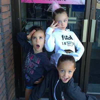 Cameron (2014 mini miss dancexplosion), Austyn (2014 Hollywood vibe jr. dancer of the year) and Bella. Dance with passion travel with dreams. DanceCAB