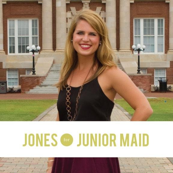 KELSEY JONES for Junior Maid

Vote via your mystate account on Tuesday October 28 from 7am- 5pm!