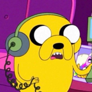 Name's Jake the Dog! Father, thief, adventurer, dog, flea carrier. Finn's my buddy forever! What time is it?!