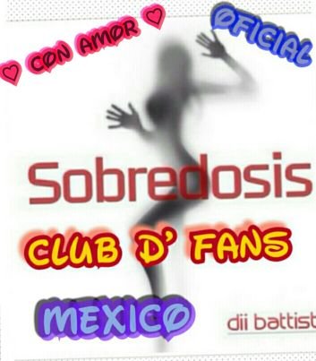Cuenta Oficial Del Club De Fans de Dii Battista @dibattistamusic en Mexico.