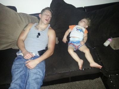Just my son and I, that's all!