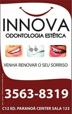A INNOVA ODONTOLOGIA ESTÉTICA é uma das mais modernas clínicas odontológicas de Taguatinga e região, atendendo diversos convênios!
Ligue 61 3563-8319!
