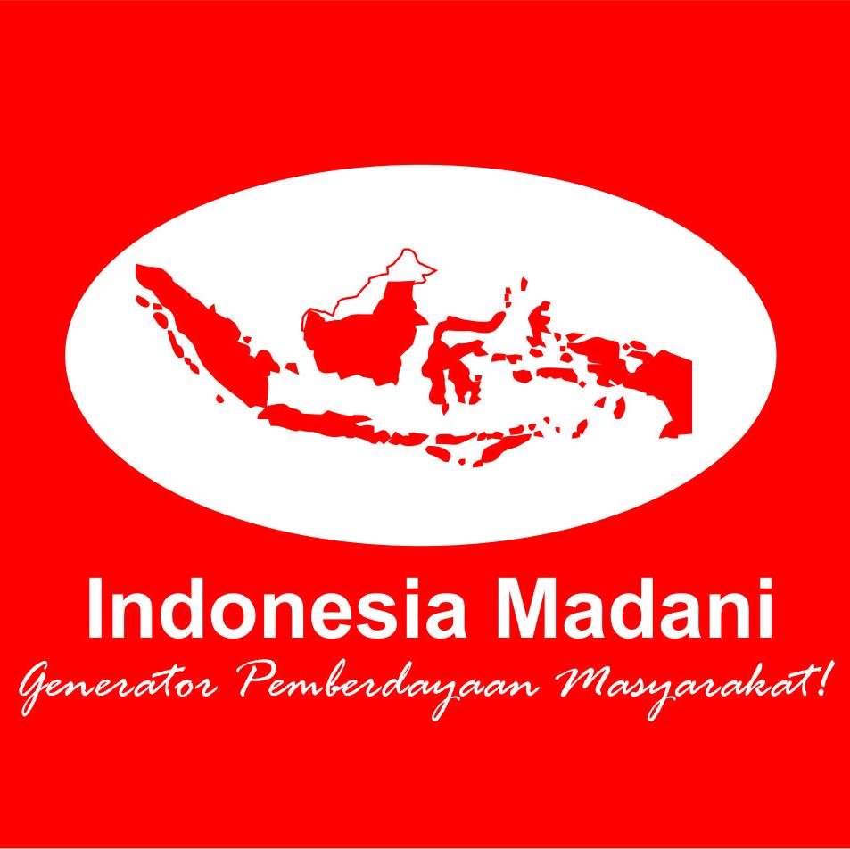 Bangun, bergerak mewujudkan Indonesia yang Madani.
Bisa!!! Pasti Bisa!!!