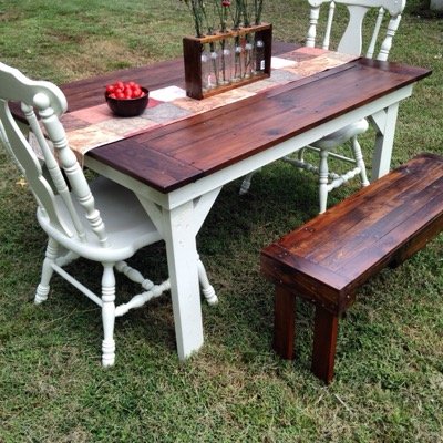 Stunning Rustic Farmhouse Tables and Home Decor # tables