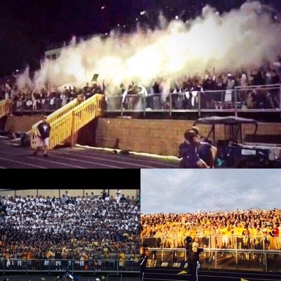 DM pictures of your student section with the name of the school/city!!