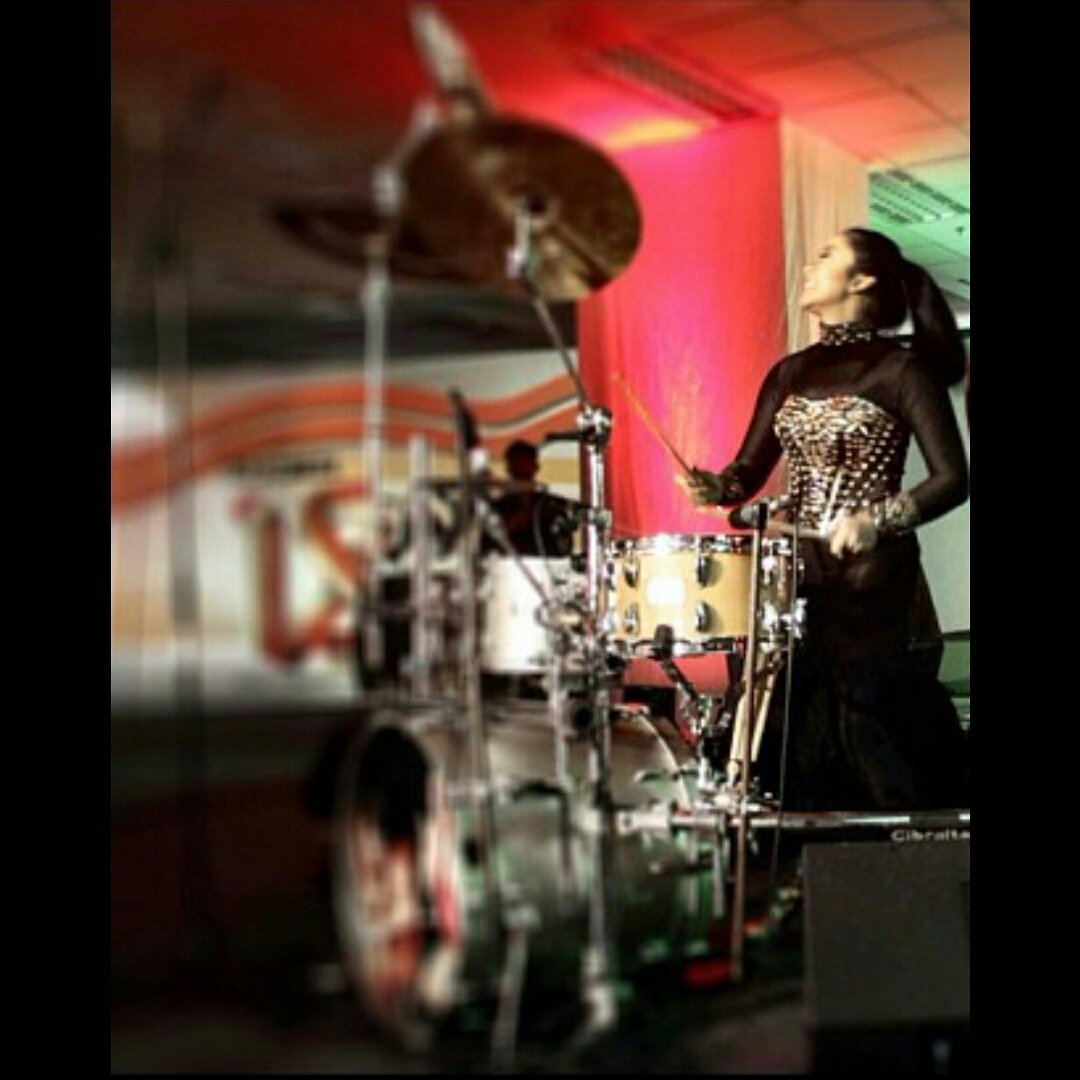 Libra, 1993, English Department of CUI, Musician, Drummer of DuoPercussion.