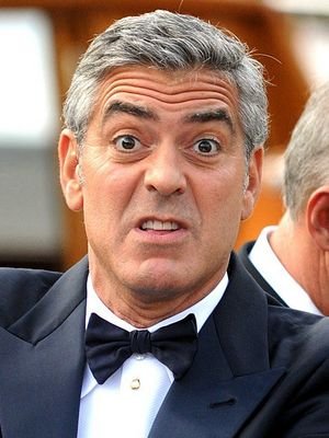 reactions of the hottest man in the world aka George Clooney