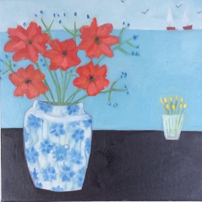 Katty McMurray is a Brighton based painter who draws from her extensive travels. She has a huge following and is highly collectable.