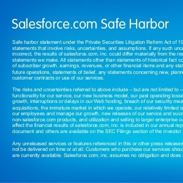 #safeharbor #sfdc #df15 #df16 #readme #isaidREADME