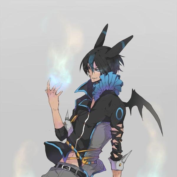 Names jay a half demon king.If you want to fight bring it (open rp)
