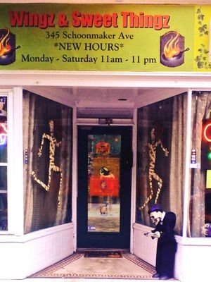 We are a family oriented specialty restaurant serving wings, fresh cut fries, unique all beef burgers & more.  Located at 345 Schoonmaker Ave Monessen PA 15062