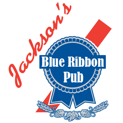 Jackson's Blue Ribbon Pub is known for its lively and inviting atmosphere, excellent quality food and great service. Just look for the PBR can & smiling faces!