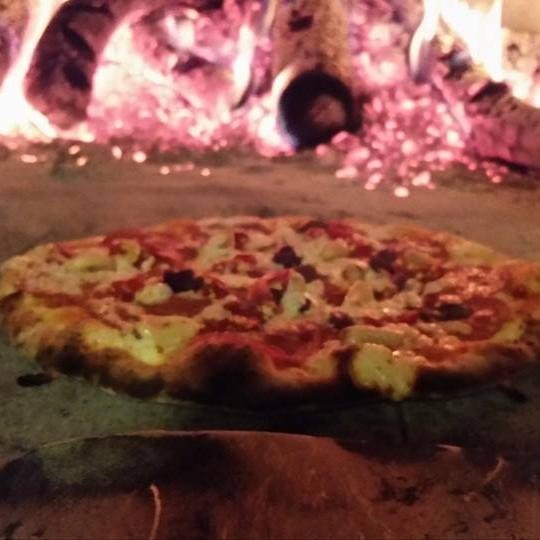 An Austin Original - Wood-fired, brick oven baked Pizza Trailer #FireflyPizzaPies