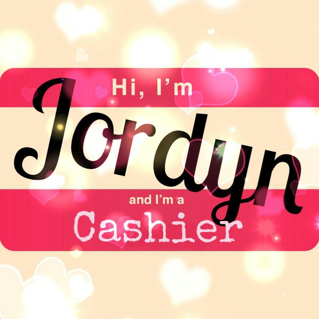 I'm a Cashier/Courtesy Clerk