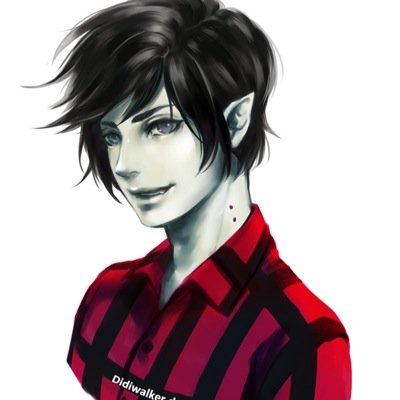 “Sup~? I'm Marshall Lee,Otherwise known as the vampire king.It's a pleasure to meet you I suppose.” -@kitty__senpai is a total babe-