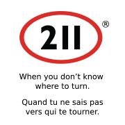 211 is a helpline & online database of Ontario's community, social services, government and health related services. Call 2-1-1 from anywhere in Ontario. 24/7.