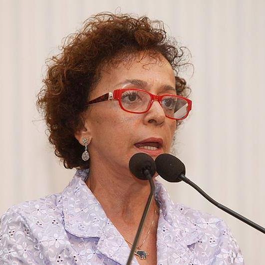 Deputada Estadual (PSB); Ex-Secretária de Desenvolvimento Social e Direitos Humanos de Pernambuco; Primeira vereadora reeleita na história de Caruaru