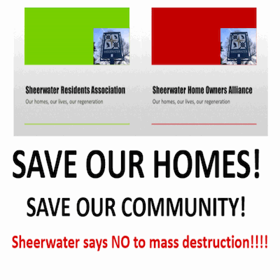 This page has been set up by the Sheerwater Residents Group who are fighting to save homes from a complete rebuild rather than the desired regeneration.