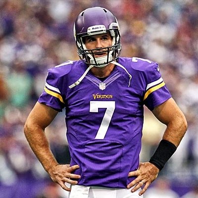 Minnesota Vikings QB #7. Yeah Im Christian Fuckin Ponder. If I wasn't a Legend at football then my name wouldn't have christ in it. #PonderTime
