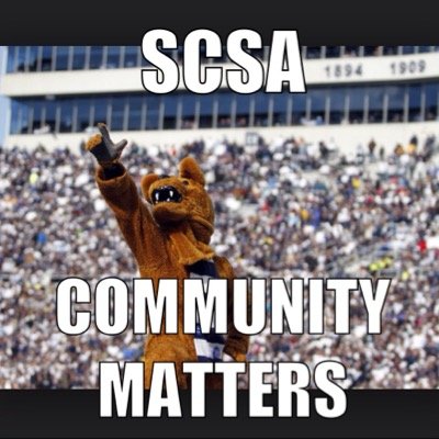 The mission of the State College Ambassadors (SCSA) is to bridge the gap between the Penn State and State College communities.