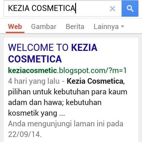 KeziaCosmetica's profile picture. Menyediakan aneka ragam kebutuhan kosmetik ORIGINAL dengan harga MURAH namun KUALITAS MEMPESONA.