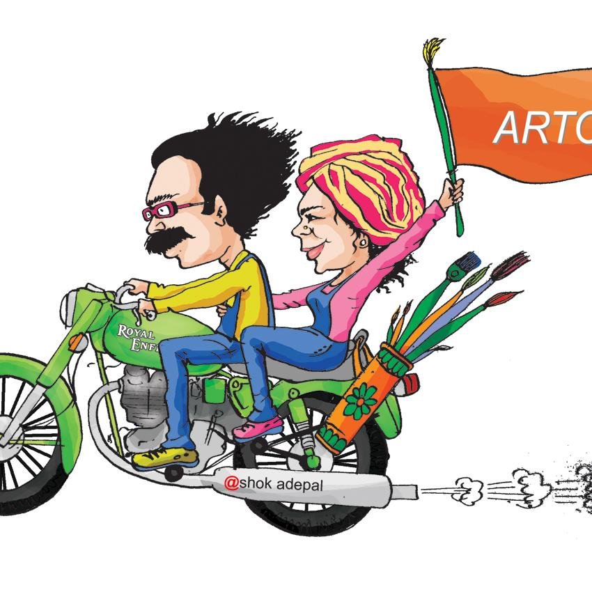 Artologue is an Art-Travel project run by artists Mee Jey and Jey Sushil.