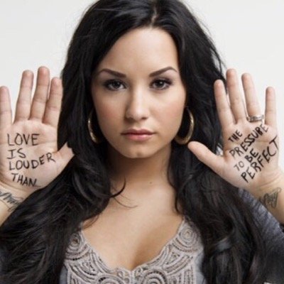 LOVE is louder than the pressure to be perfect! make this world a place where we all feel comfortable in our own skin! Be encouraging towards one another!
