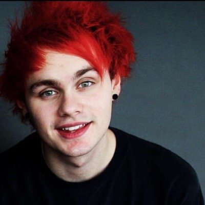 my header always matches michaels hair. mikey hair status: RED