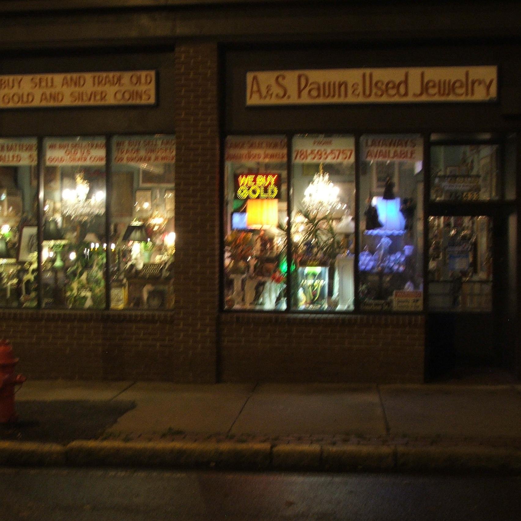 Excellent little pawn and consignment shop! Old Coins, Antiques, Jewelry and Collectibles. 433 Washington St. Lynn,MA -Right across from Cal's News.