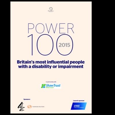 Power100Mag's profile picture. Annual publication showcasing the achievements of Britain's most influential people with a disability or impairment. #DisabilityPower100