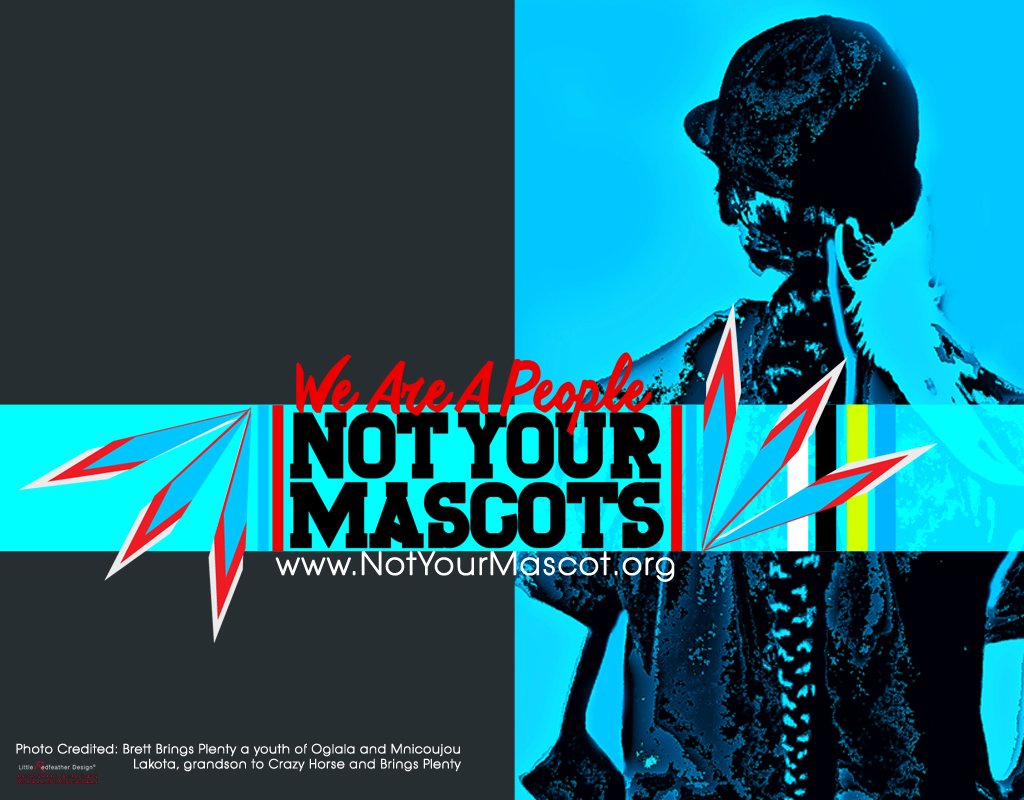 Actions against Native mascotry in sports; all indigenous cultural misappropriations. #NotYourMascot #ChangeTheName #Racism #Education #StopLine3