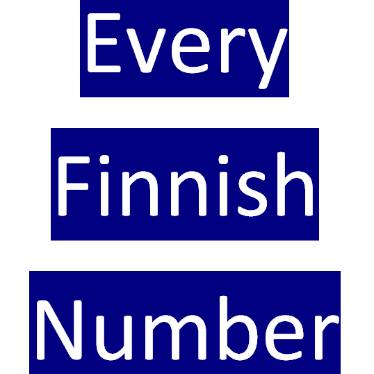 A bot by @hugovk to tweet every Finnish number. Tweet @EveryFinnishNo some digits to get your own personal Finnish number in reply! https://t.co/haWmvl0Px1