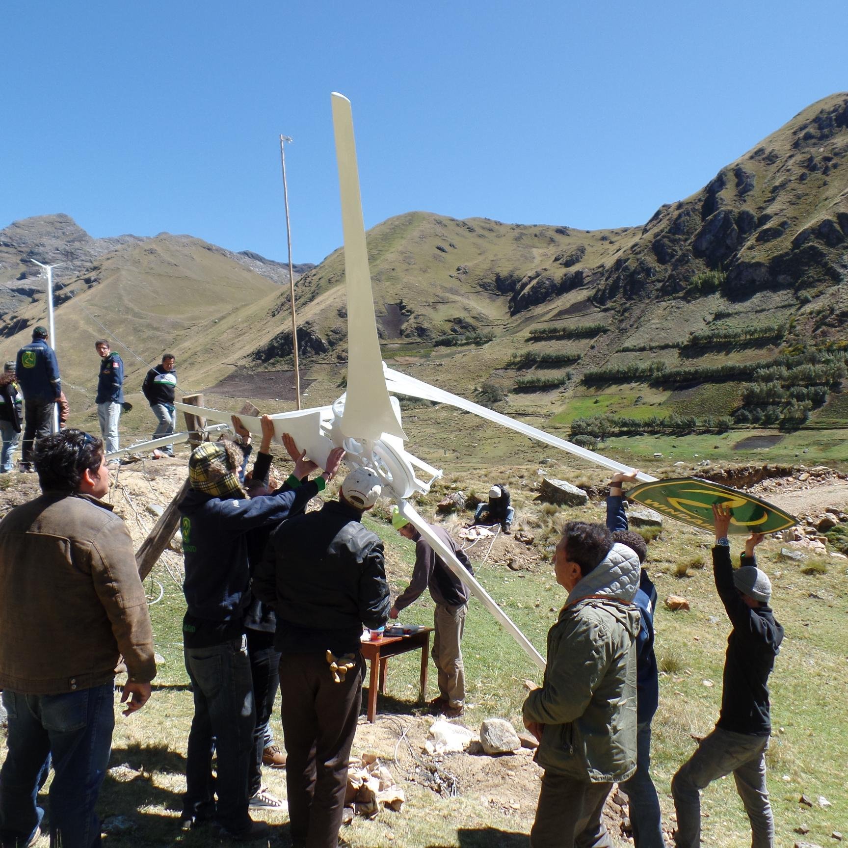 WindAid Institute is an NGO which builds wind turbines with volunteers for communities that have no electricity