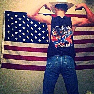 bass fishing , rifle toating , dodge loving american