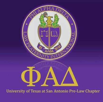 The official Twitter account for the UTSA chapter of Phi Alpha Delta Pre-Law Meetings are Wednesdays 6pm UC 2.03.08 (Anaqua Room)