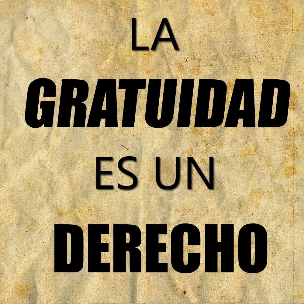 Resultado de imagen para gratuidad