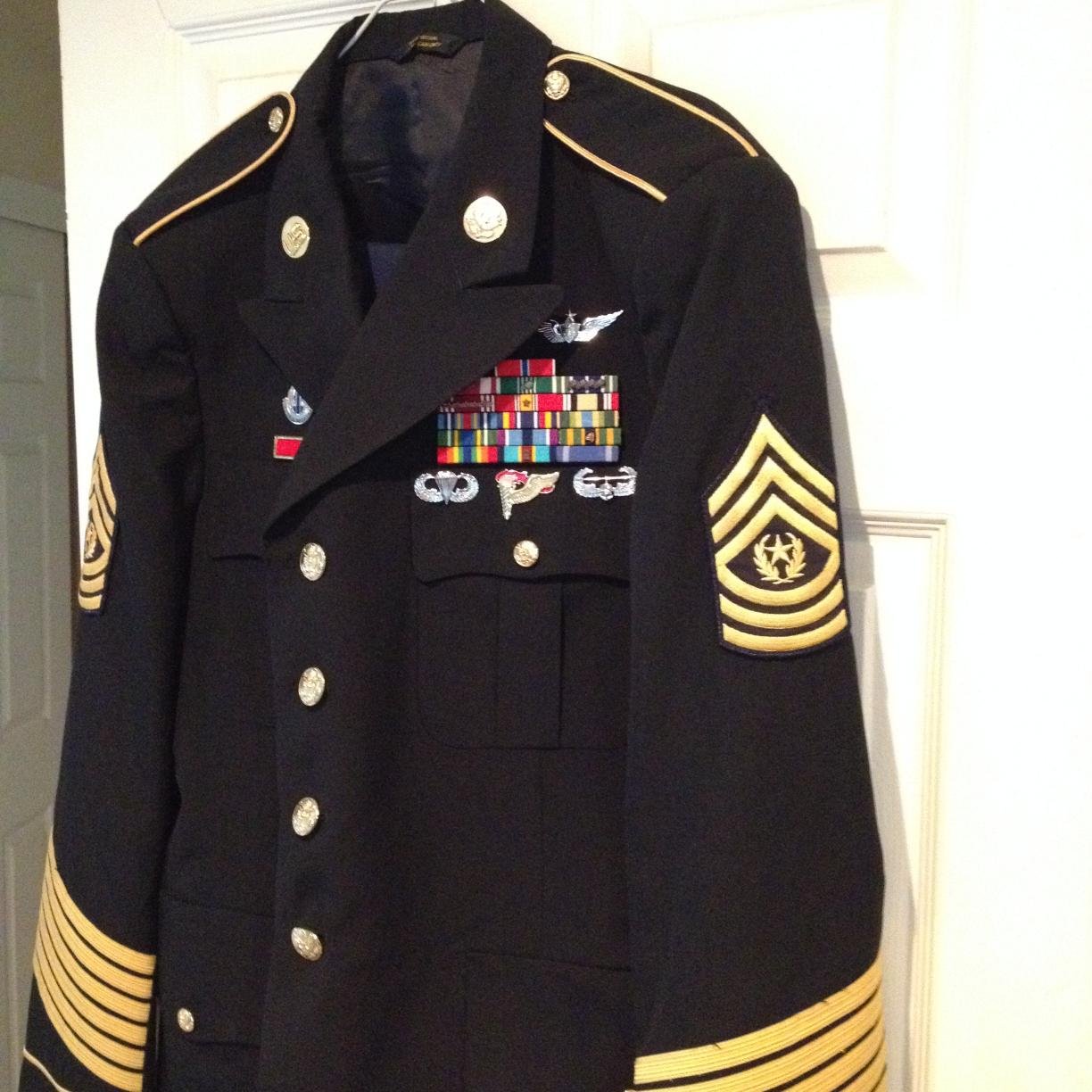 Do something for a Soldier before you do something to a Soldier. Once proud high ranking Soldier (Command Sergeant Major), now reduced to rubble