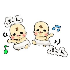 LINEスタンプ作ってます(o^^o) リツイート、コメントフォロー喜びます💕#LINE #LINEスタンプ #LINEスタンプクリエーター #無言フォローすみません #拡散 お願いします #フォロバ #あさみ #双子 #ウサギ