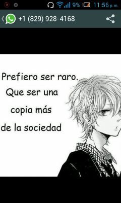 POR LEER MANGA Y VER ANIME YAH SOY UN VICHO RARO PREFIERO SER UN VICHO RARO Y NO OTRO MAS ...